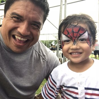 Aloha Glam Art - A very happy Spider-Man - Makeup Artists Near Me