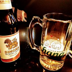 Smile Thai Cuisine - Thai Singha beer