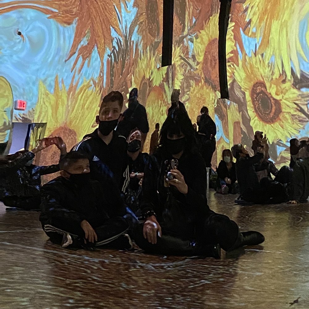 Immersive Van Gogh Exhibit - Inside the space - Art Museums Near Me - Cleveland, Ohio