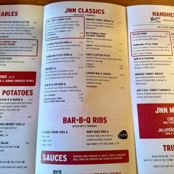 Jim 'N Nick's Bar-B-Q - Main Menu - Barbeque Near Me - Lawrenceville, Georgia Jim 'N Nick's Bar-B-Q - Main Menu - Barbeque Near Me - Lawrenceville, Georgia