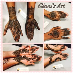 Ginni's Art - Mehendi night