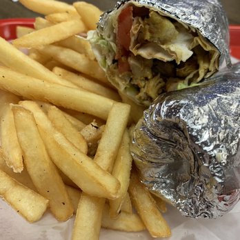 Falafel Town - Chicken Garlic Shawarma Wrap! - Halal Near Me - Antioch, California Falafel Town - Chicken Garlic Shawarma Wrap! - Halal Near Me - Antioch, California