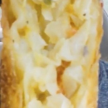 Zaxbys - A look inside the veggie egg roll - Fast Food Near Me - Bermuda Run, North Carolina