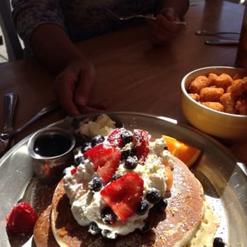 Main Kitchen Cafe - Lemon-ricotta creme pancakes! Bam! - New American Near Me - Granada Hills, California Main Kitchen Cafe - Lemon-ricotta creme pancakes! Bam! - New American Near Me - Granada Hills, California