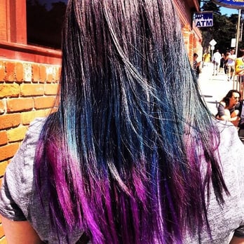 Eclipse Salon - Turquoise blue and purple by franni - Hair Salons Near Me - San Francisco, California
