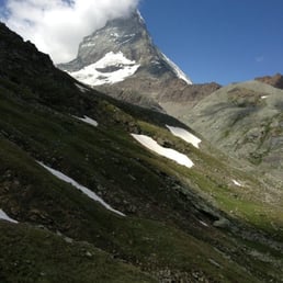End of July and still has snow! End of July and still has snow!