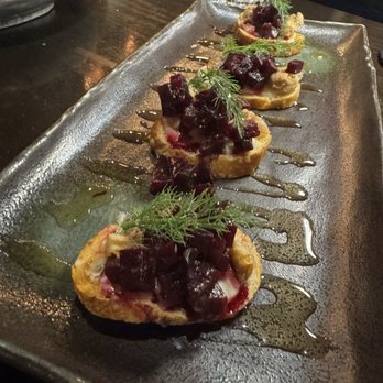 The Lexington House - Beet crostini - New American Near Me - Los Gatos, California The Lexington House - Beet crostini - New American Near Me - Los Gatos, California