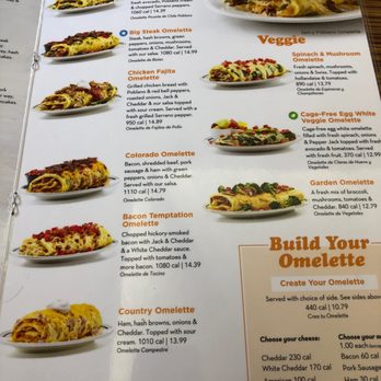IHOP - Omelettes menú - Breakfast & Brunch Near Me - Anaheim, California
