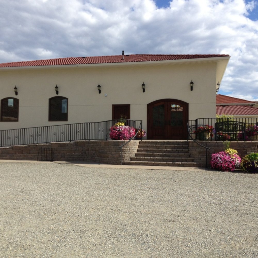 the front of the winery the front of the winery