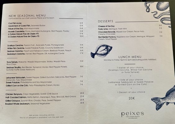 Menu photo 1 Peixes Nice, 06