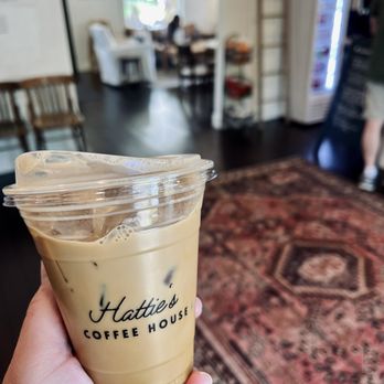 Hatties Coffee House - Iced seasonal latte - Desserts Near Me - Whitestown, Indiana