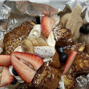 Mama's Egg House - Best Tiramisu French toast I ever had!! I didn't even need any syrup.. the tiramisu flavor was so delicious!! - Breakfast & Brunch Near Me - Idyllwild, California