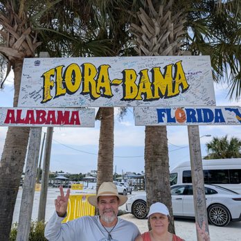 Flora-Bama Ole River Grill - Be sure and get ya photo at the Grill across the road from the bar/beach. - Seafood Near Me - Perdido Key, Florida Flora-Bama Ole River Grill - Be sure and get ya photo at the Grill across the road from the bar/beach. - Seafood Near Me - Perdido Key, Florida
