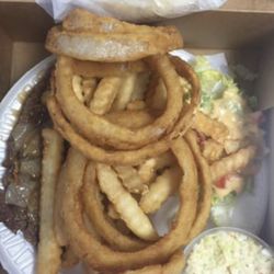 Clock of Williamston - Nasty plate of food