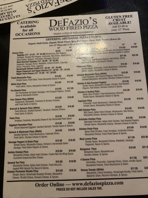 Menu photo 3 DeFazio's Troy, NY