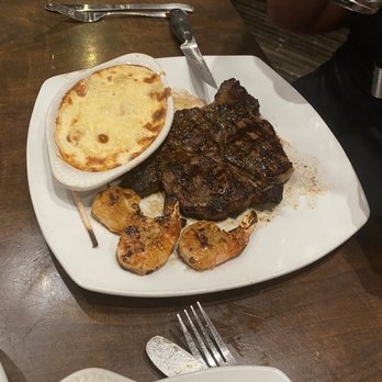 Silver Star Grille - 14 oz Ribeye, 3 grilled shrimp & augratin potatoes - Steakhouses Near Me - Shreveport, Louisiana Silver Star Grille - 14 oz Ribeye, 3 grilled shrimp & augratin potatoes - Steakhouses Near Me - Shreveport, Louisiana