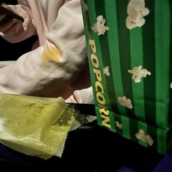 Kent Plaza Cinemas - The soaked bag, arm, and napkin