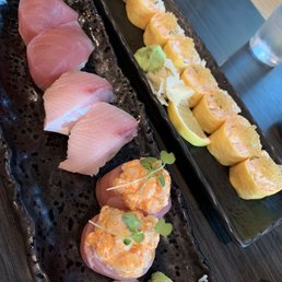 a variety of sushi a variety of sushi