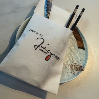 Juicy Dumplings - Place setting - Chinese Near Me - Euless, Texas