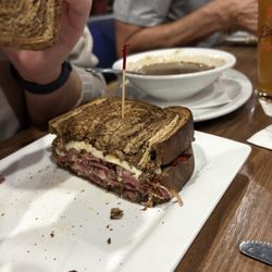 Cronies Bar & Grill - Hot Pastrami Sandwich on Rye