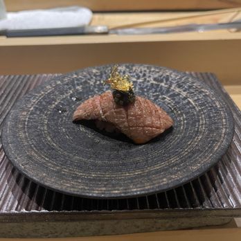 Omakase - A5 wagyu topped with caviar and gold flakes - Sushi Bars Near Me - San Francisco, California Omakase - A5 wagyu topped with caviar and gold flakes - Sushi Bars Near Me - San Francisco, California