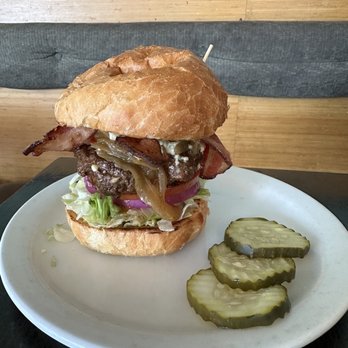 Holy Burgers - Blue cheese burger. - Burgers Near Me - Albuquerque, New Mexico