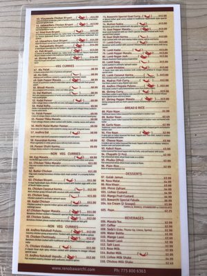 Menu photo 6 Bawarchi Indian Cuisine Reno, NV Menu photo 6 Bawarchi Indian Cuisine Reno, NV