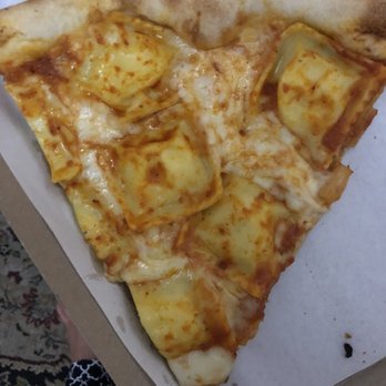 Rosa's Pizza - Ravioli slice - Pizza Near Me - Astoria, New York Rosa's Pizza - Ravioli slice - Pizza Near Me - Astoria, New York