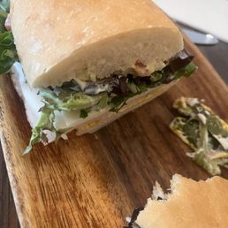 Turkey sandwich . I added serranos Turkey sandwich . I added serranos
