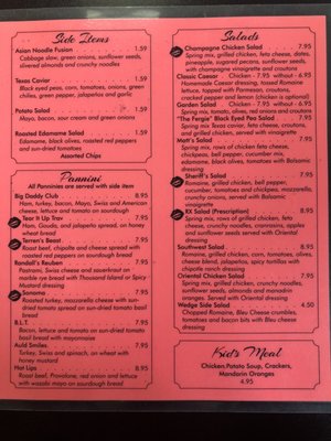 Menu photo 4 Lucy's Two McAlester, OK