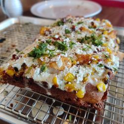 Transplant Detroit Style Pizza - Elote Pizza