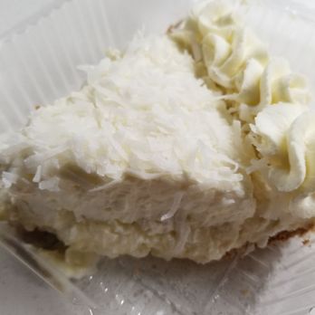 Cleburne Cafeteria - Coconut cream pie - needs more flavor - American Near Me - Houston, Texas