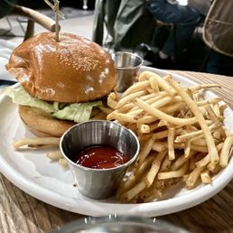 Grass-Fed Beef Burger on Brioche Bun Grass-Fed Beef Burger on Brioche Bun