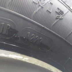 SimplyTire - The date of manufacture (read 12th week of 2023) was less than 5 months prior to installation, so this is a new, "fresh" tire.