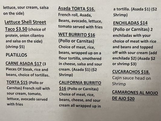 Menu photo 1 Marco's Cantina Tacoma, WA Menu photo 1 Marco's Cantina Tacoma, WA