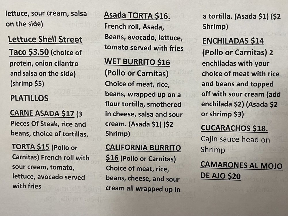 Marco's Cantina & Lolitas cocina