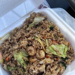 Shrimp fried rice. Shrimp fried rice.