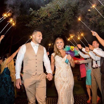 Daniel Hon Photography - Sparkler send off shot - Event Photography Near Me