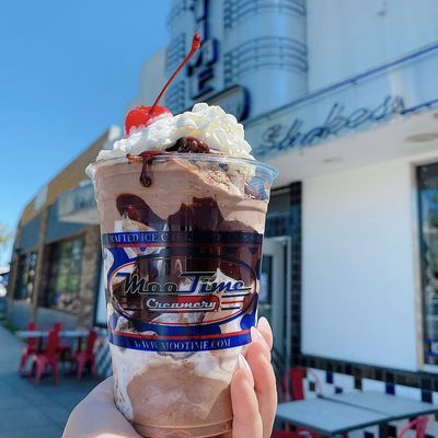 Photo of MooTime Creamery - Coronado, CA, US. S'mores sundae!