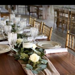 Flowers On Vine - The table is set.