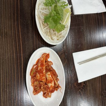 The Noodle Bar - Complimentary Kimchi side dish - Noodles Near Me - Palisades Park, New Jersey