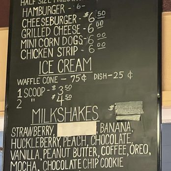 Giorgi’s - Menu - Ice Cream & Frozen Yogurt Near Me - Spirit Lake, Idaho