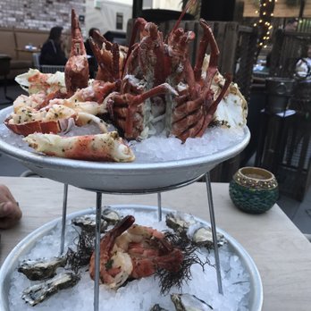 Herringbone Waikiki - Seafood tower is the way to go. This is the mid-sized sailboat. - Seafood Near Me - Honolulu, Hawaii Herringbone Waikiki - Seafood tower is the way to go. This is the mid-sized sailboat. - Seafood Near Me - Honolulu, Hawaii
