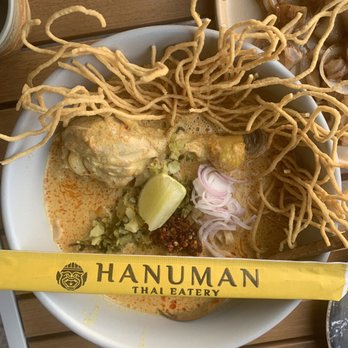 Hanuman Thai Eatery - Khao soi with chicken - Thai Near Me - Costa Mesa, California Hanuman Thai Eatery - Khao soi with chicken - Thai Near Me - Costa Mesa, California