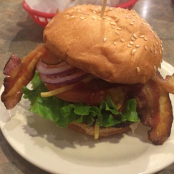 Scotty P's - Original burger, added cheese and bacon - Burgers Near Me - Frisco, Texas Scotty P's - Original burger, added cheese and bacon - Burgers Near Me - Frisco, Texas