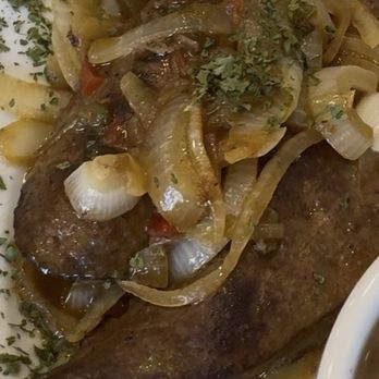 Mr B's Southern Kitchen - Liver and onions (way overcooked) - Soul Food Near Me - Tampa, Florida Mr B's Southern Kitchen - Liver and onions (way overcooked) - Soul Food Near Me - Tampa, Florida