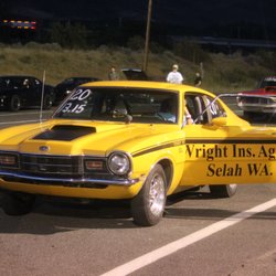 Wright Insurance Agency - 71 Merc Comet - Drag Car