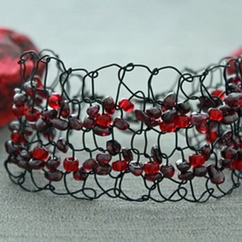 Stephanie Hamilton Designs - Garnet Cuff - Jewelry Near Me - Pacifica, California Stephanie Hamilton Designs - Garnet Cuff - Jewelry Near Me - Pacifica, California