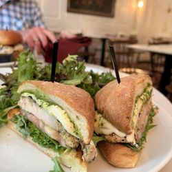 Liberty at the Colonial Inn - chicken caprese sandwich