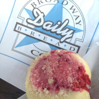 Broadway Daily Bread - Raspberry Kolache was decent and tart. - Bakeries Near Me - San Antonio, Texas